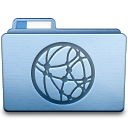 Blue Server Icon 128x128 png